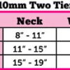 10mmTT FauxCroc Size Chart