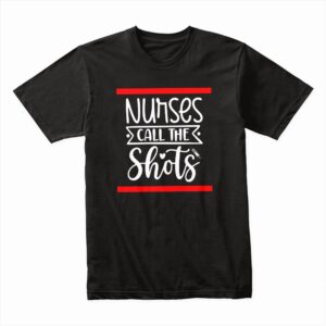 Bella Canvas 3001c Cotton T shirt Black 00027 Nurses Call The Shots