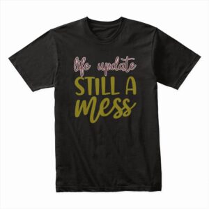 Bella Canvas 3001c Cotton T shirt Black 00075 Life Update Still A Mess