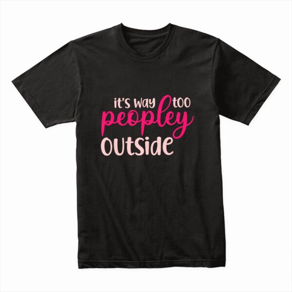 Bella Canvas 3001c Cotton T shirt Black 00159 It Way Too Peopley Outside