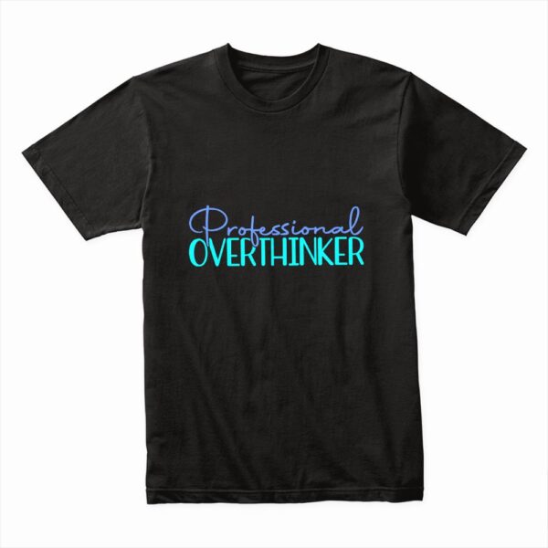 Bella Canvas 3001c Cotton T shirt Black 00193 Professional Overthinker