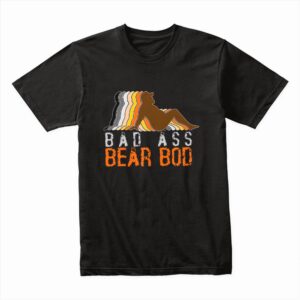 Bella Canvas 3001c Cotton T shirt Black 00252 Bear Bod