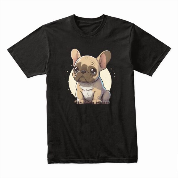 Bella Canvas 3001c Cotton T shirt Black 00302 Little Pug