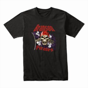 Bella Canvas 3001c Cotton T shirt Black 00316 Branson Pirates