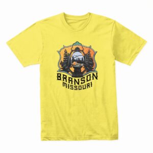 Bella Canvas 3001c Cotton T shirt Yellow 00282 Branson Camp Lantern Shirt