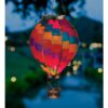 Hot Air Balloon Solar Lantern XLG Stripe 13832 5