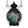 Swirl LED Lantern Green 13978 1